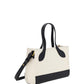 Chic Contrast Mini Leather Handbag