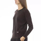 Brauner Wollpullover für Damen