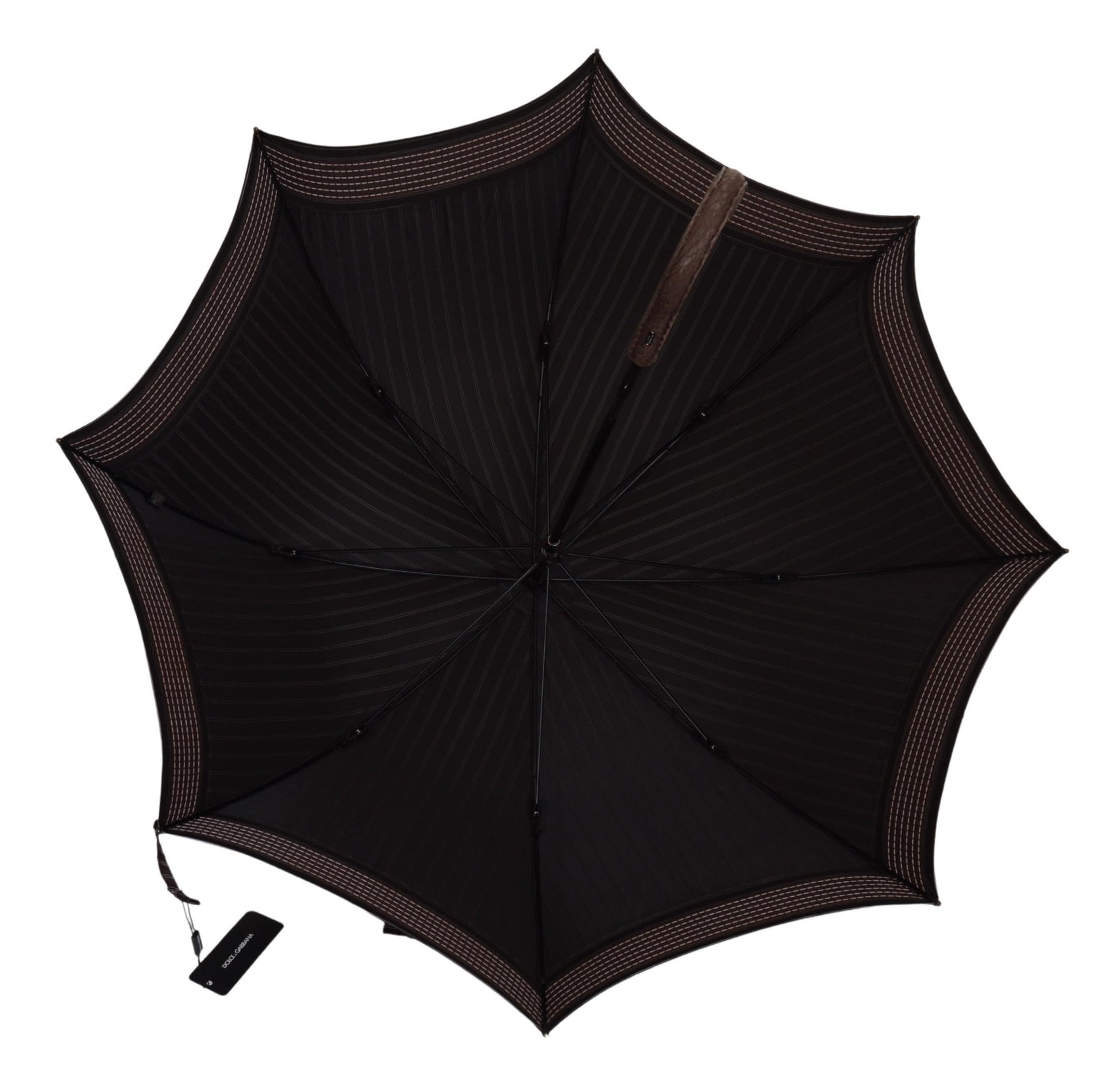 Elegante ombrello classico a righe