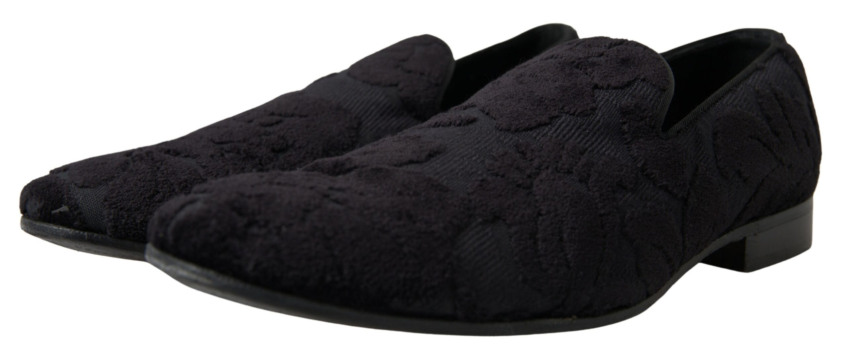 Exquisite schwarze Vintage-Loafer für Herren