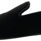 Elegant Velvet Black Loafers for Men