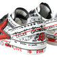Multicolor Hand-Painted Leather Sneakers