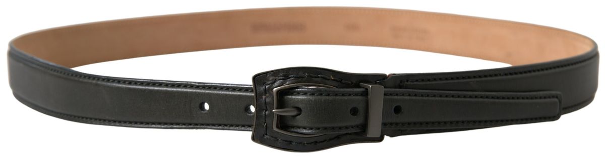 Cintura in pelle italiana squisita con fibbia in metallo