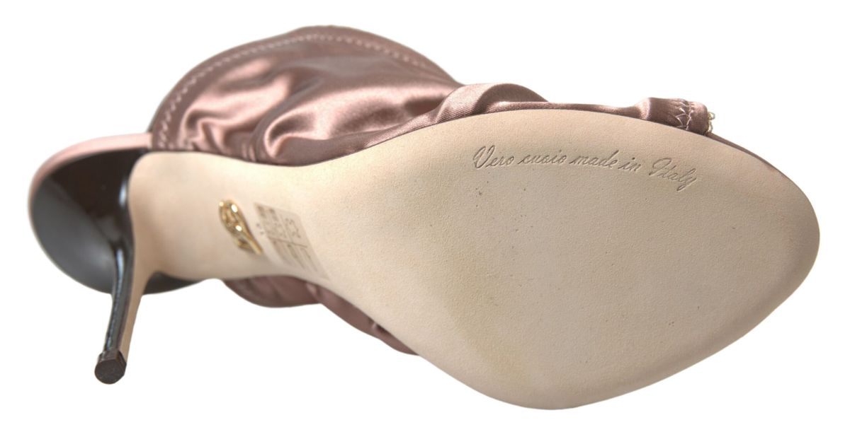 Elegante Slingback Stiletto Heels in Hellbraun