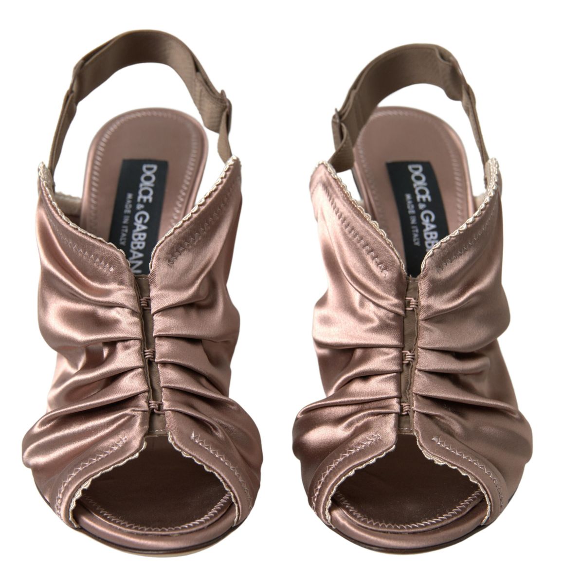 Elegante Slingback Stiletto Heels in Hellbraun
