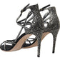 Elegant Keira Rhinestone Stiletto Sandals