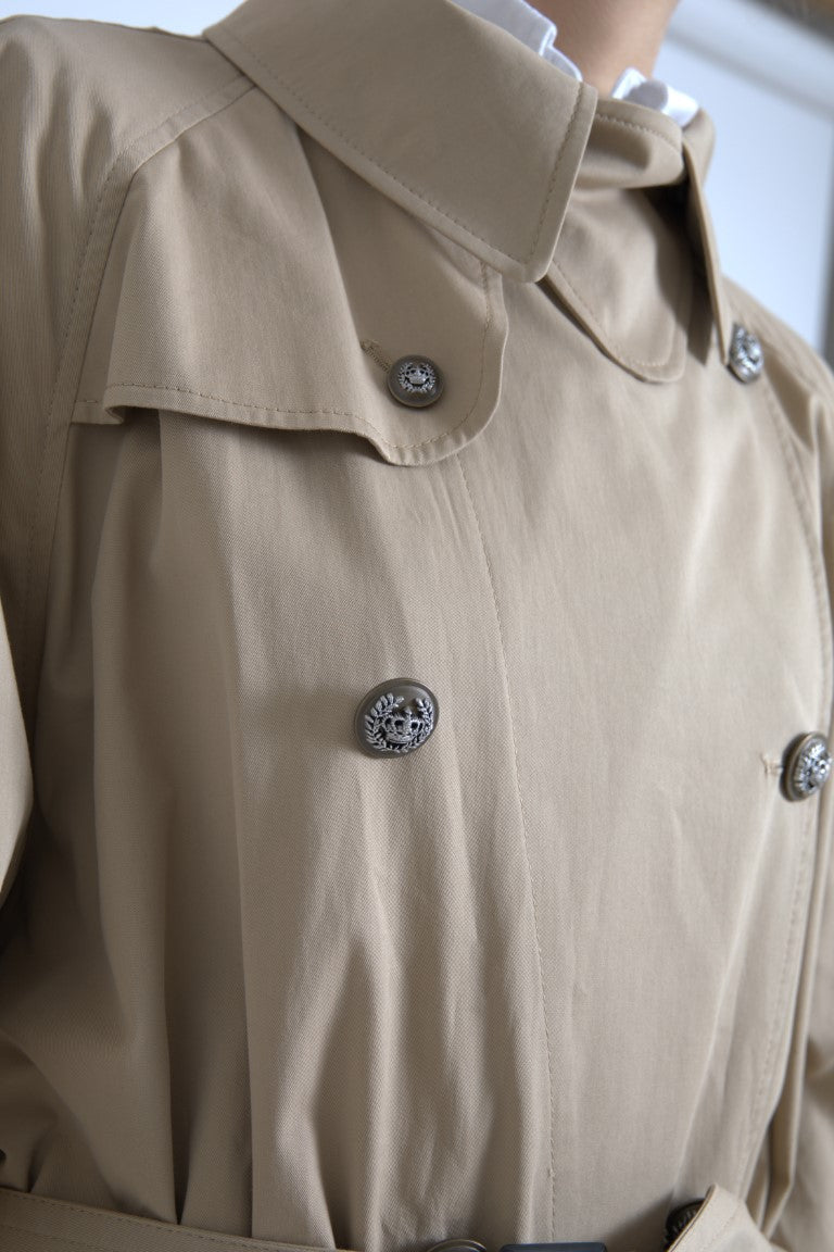 Elegante trench doppiopetto