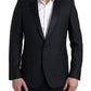 Blazer in misto lana slim fit squisito