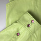 Elegante camicia in cotone verde chiaro con bottoni
