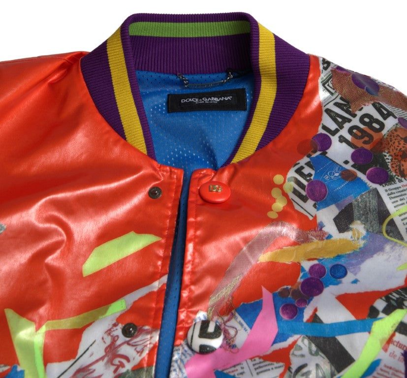 Elegante bomber arancione - Capispalla di lusso da uomo