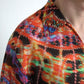 Polo in cotone con stampa Luminarie multicolore