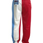 Elegante gestreifte Jogginghose mit Kordelzug
