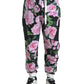 Elegante mehrfarbige Jogginghose aus Baumwolle