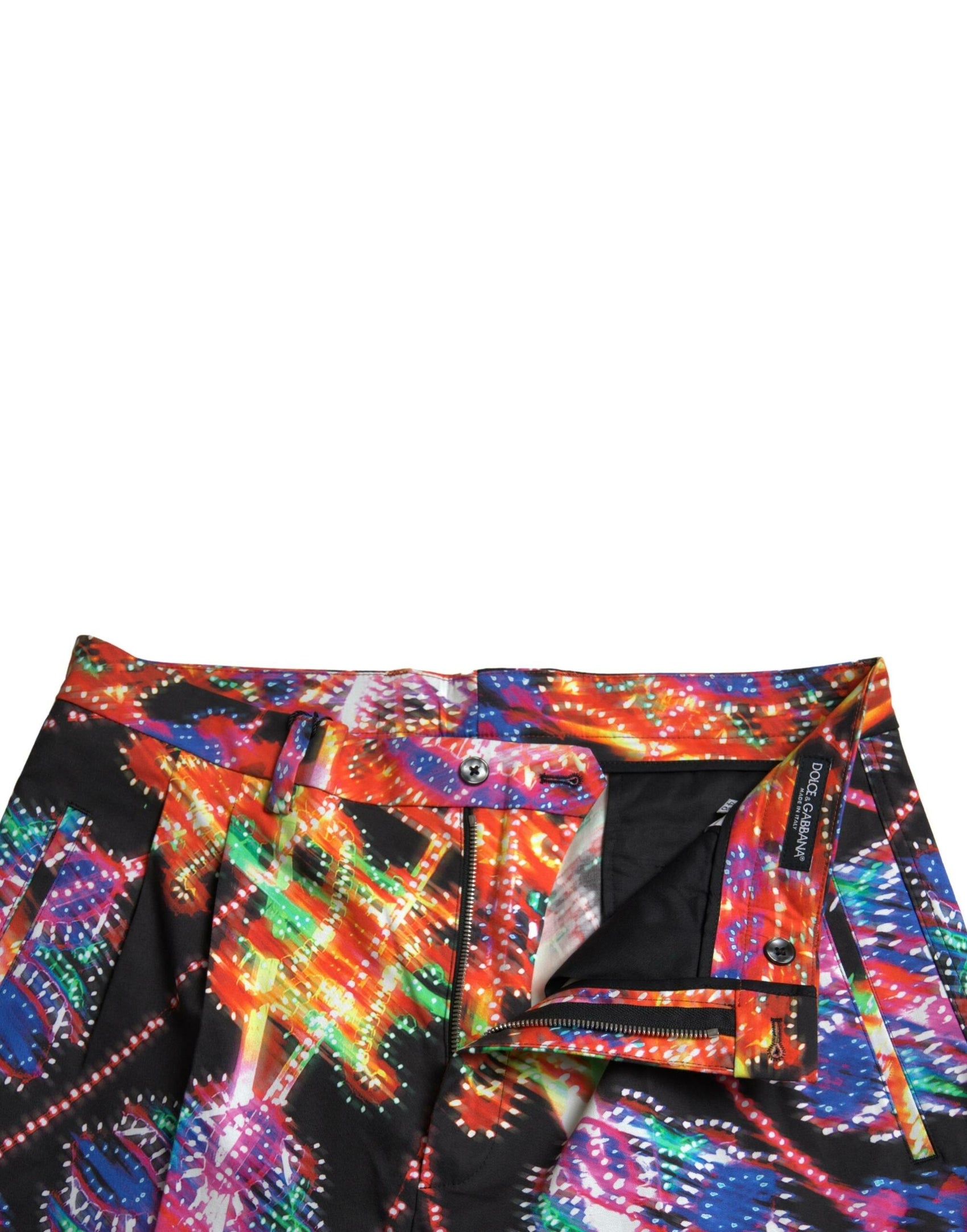 Mehrfarbig bedruckte Bermudashorts