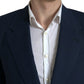 Eleganter Slim Fit Blauer Zweiteiler