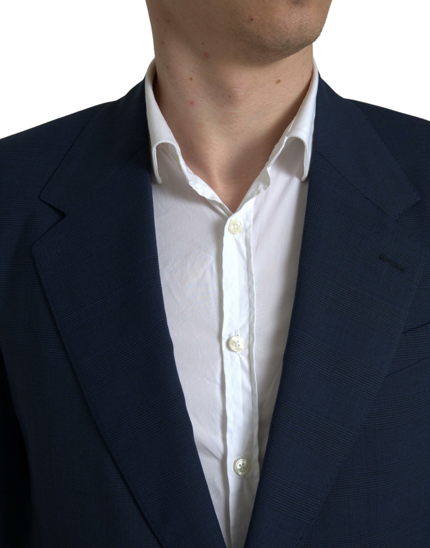 Eleganter Slim Fit Blauer Zweiteiler