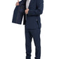 Eleganter Slim Fit Blauer Zweiteiler