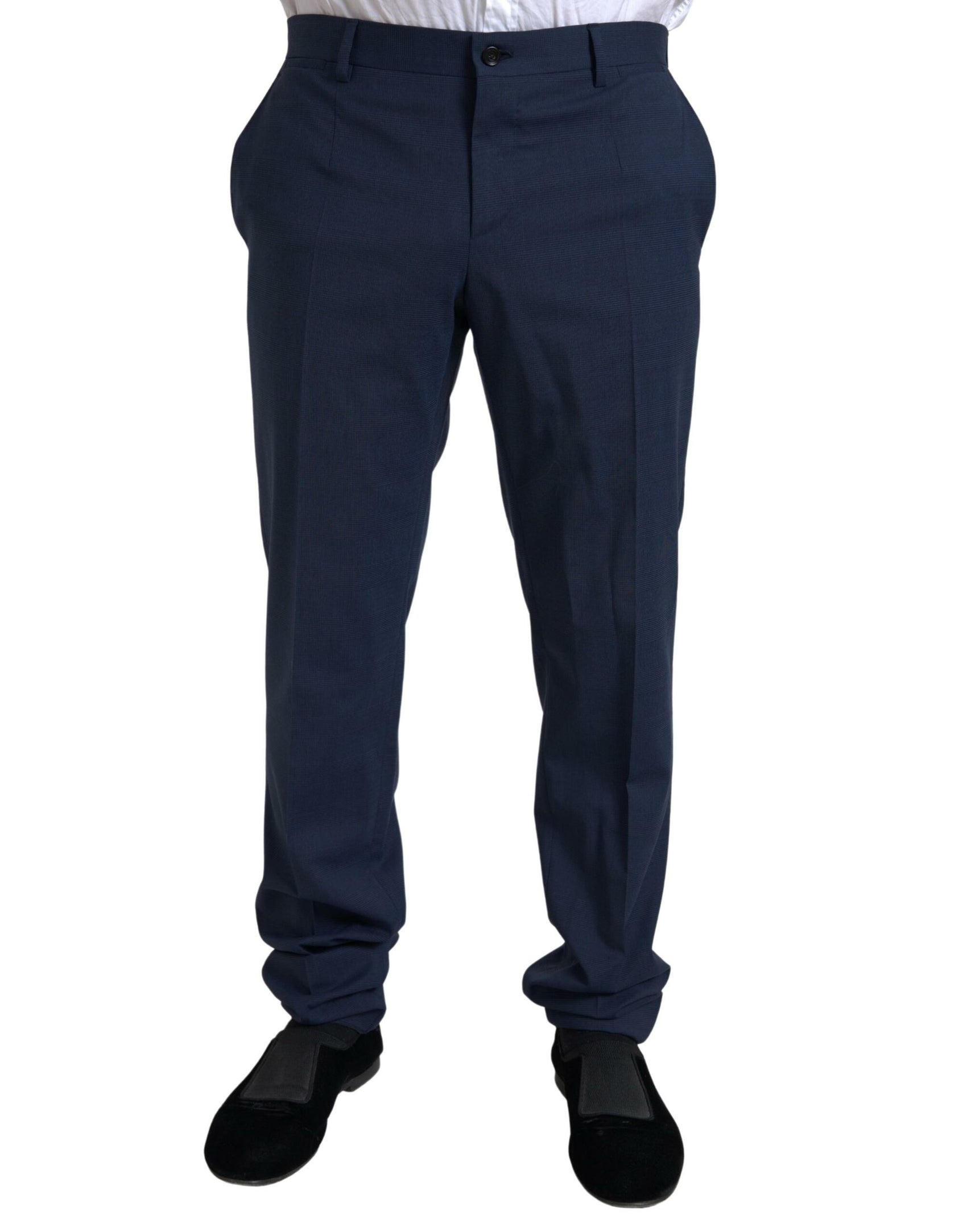 Eleganter Slim Fit Blauer Zweiteiler