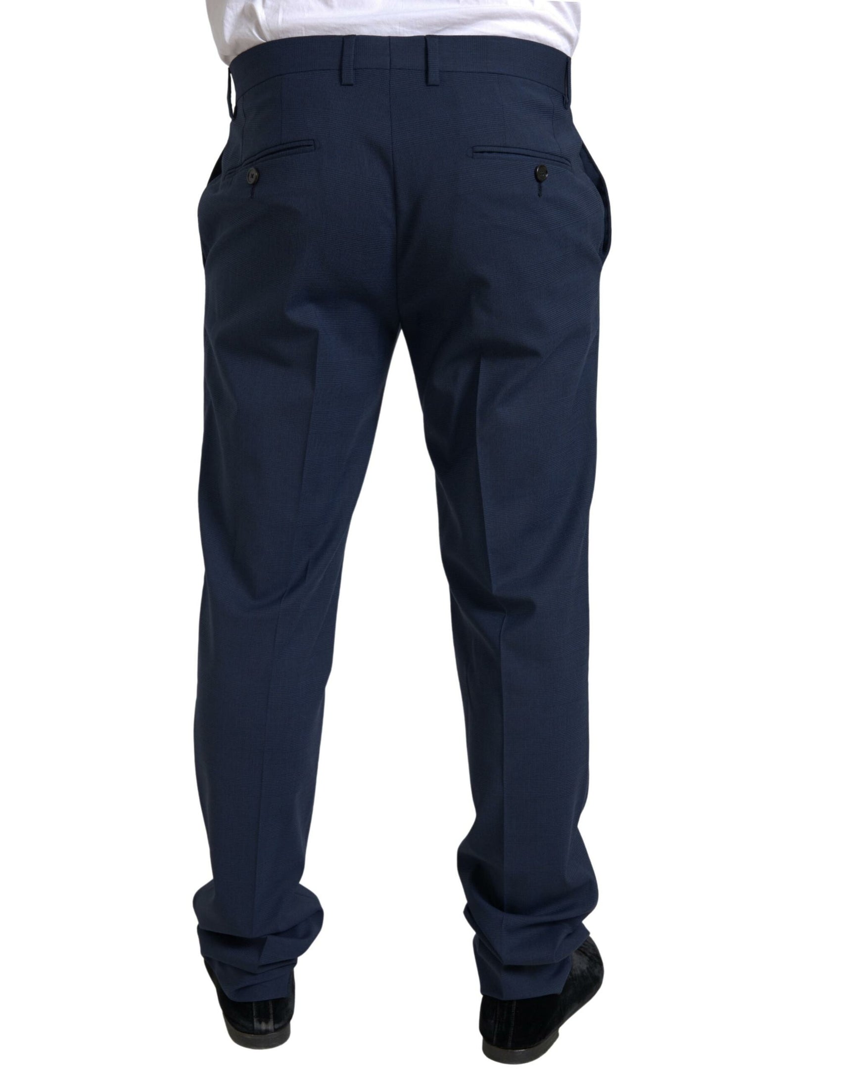 Eleganter Slim Fit Blauer Zweiteiler