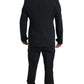 Eleganter schwarzer Slim Fit Zweiteiler
