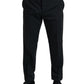 Eleganter schwarzer Slim Fit Zweiteiler
