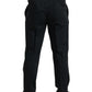 Eleganter schwarzer Slim Fit Zweiteiler