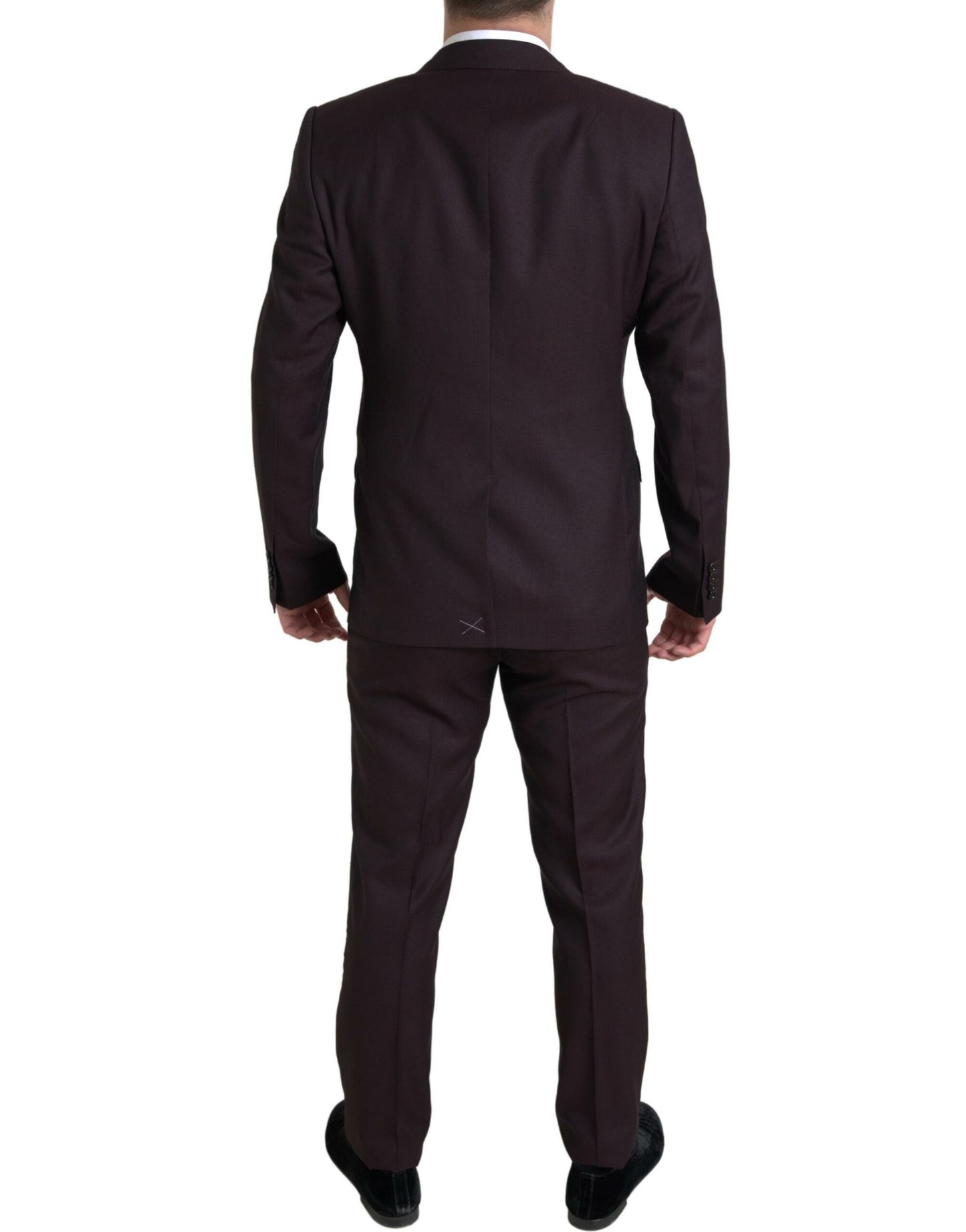 Kastanienbrauner Martini-Anzug im Slim Fit, zweiteilig