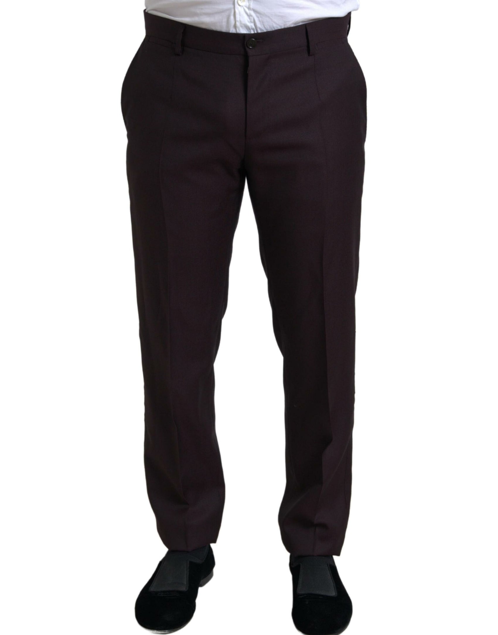 Kastanienbrauner Martini-Anzug im Slim Fit, zweiteilig