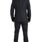Eleganter schwarzer zweiteiliger Slim Fit Anzug