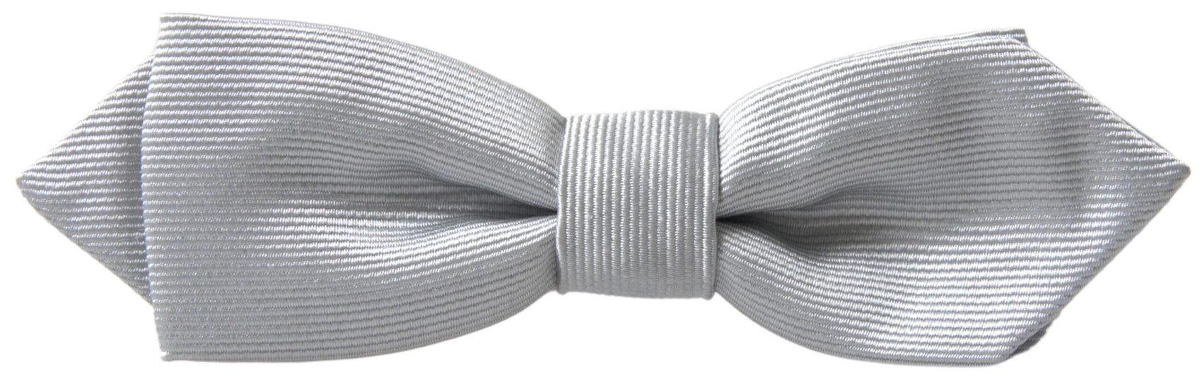 Elegante papillon in seta grigio
