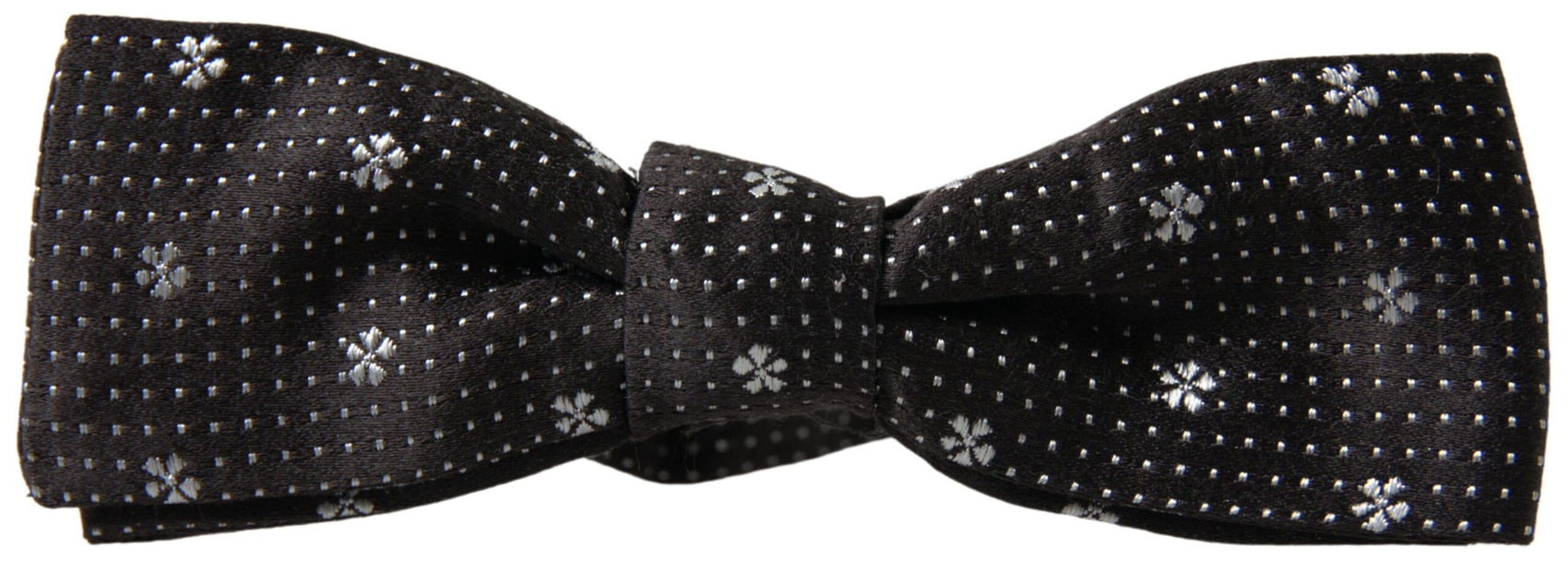 Elegante papillon in seta nera