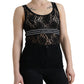 Elegante canotta in pizzo con striscia logo