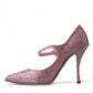 Enchanting Pink Crystal Pumps