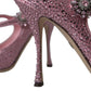 Enchanting Pink Crystal Pumps