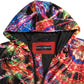 Multicolor Full Zip Hooded Sweater