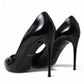 Elegant Black Patent Stiletto Heels