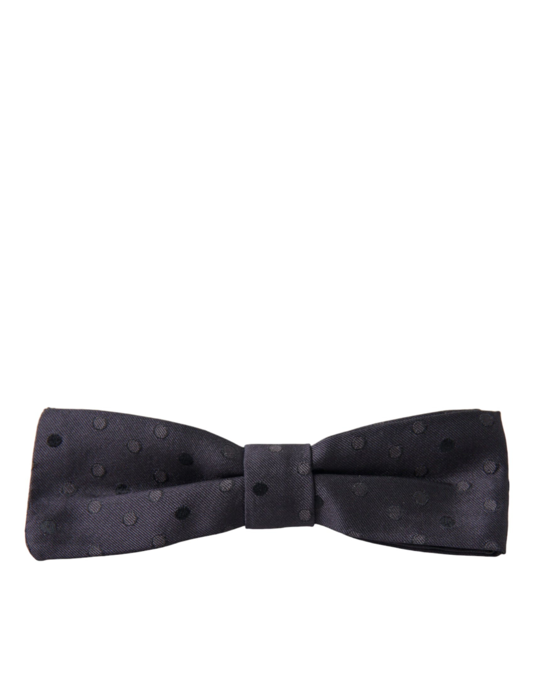 Elegante papillon in seta a pois