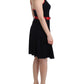 Elegant Black Palladio Knee-Length Dress