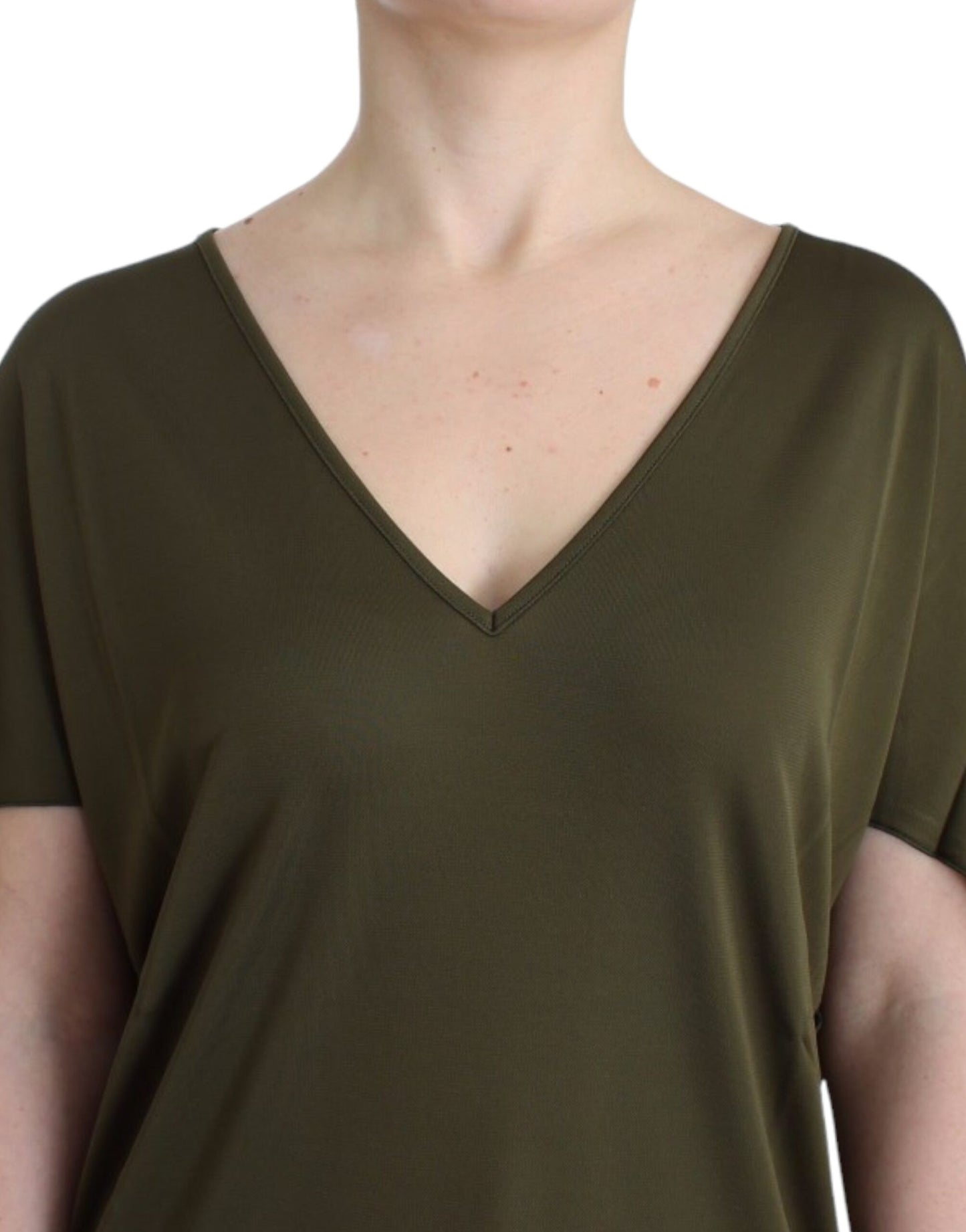 Blusa in rayon Elegance color smeraldo