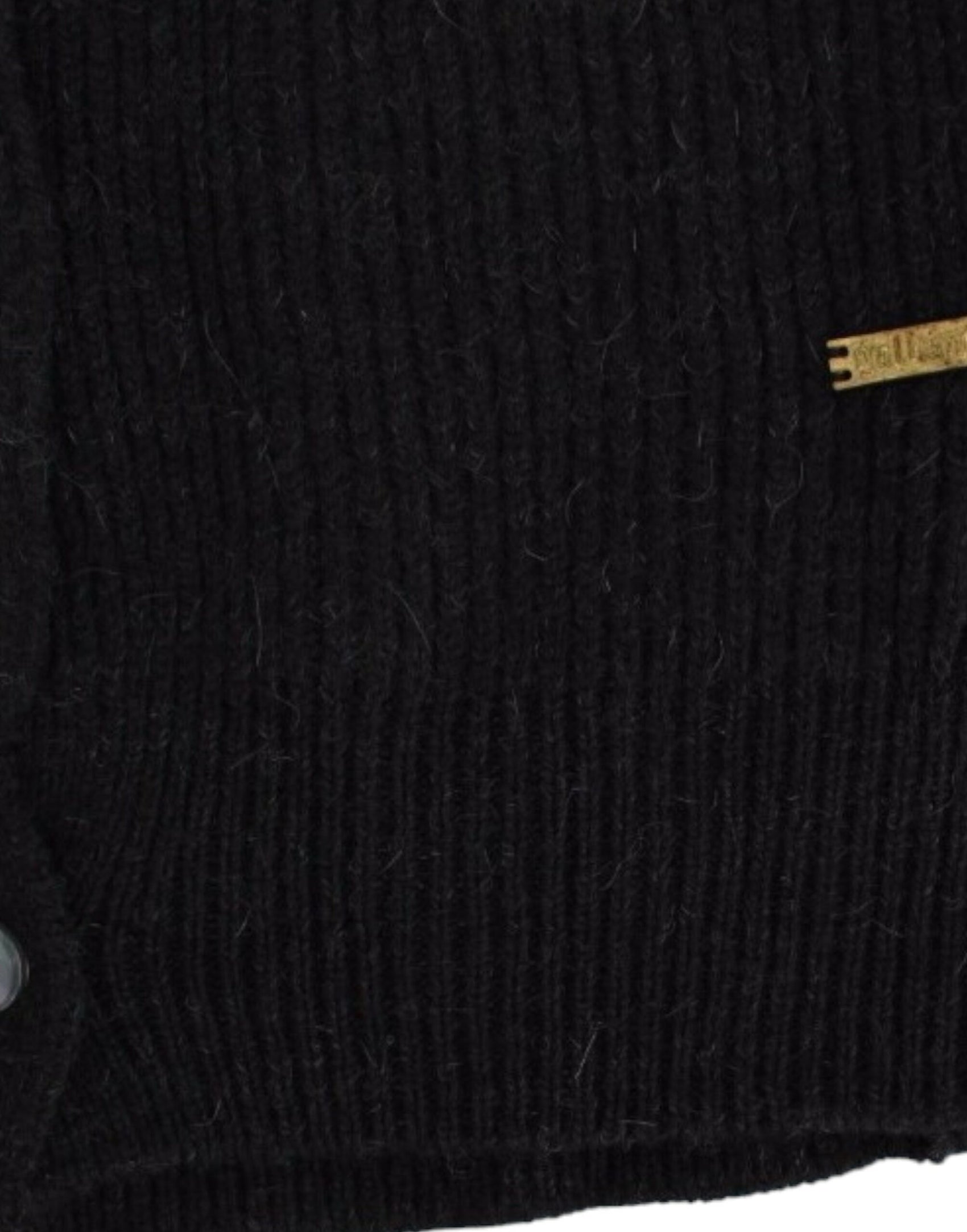 Schicke Wolljacke mit transparenter Rückseite