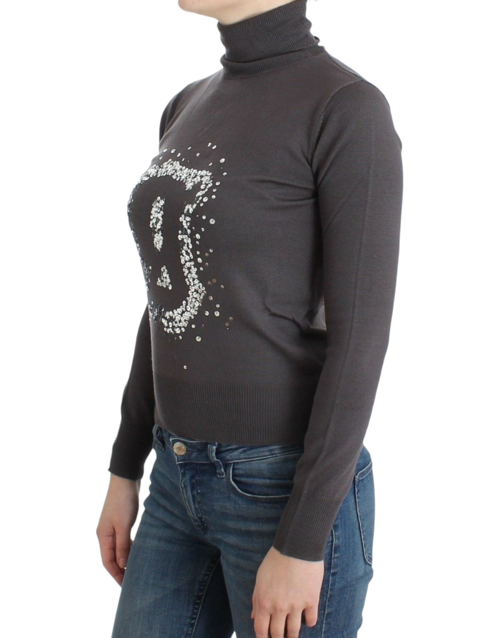 Eleganter Rollkragenpullover aus Schurwolle