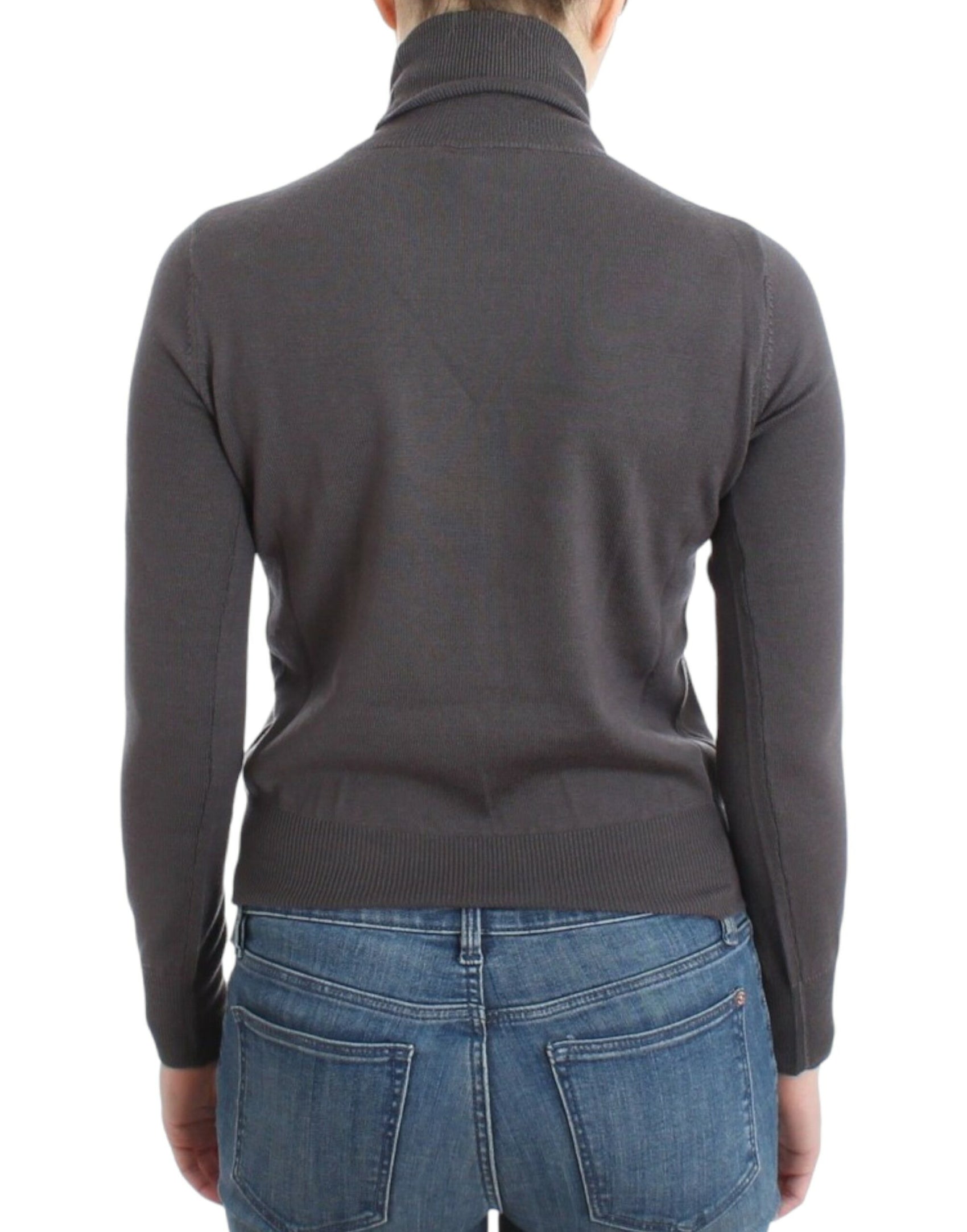 Eleganter Rollkragenpullover aus Schurwolle