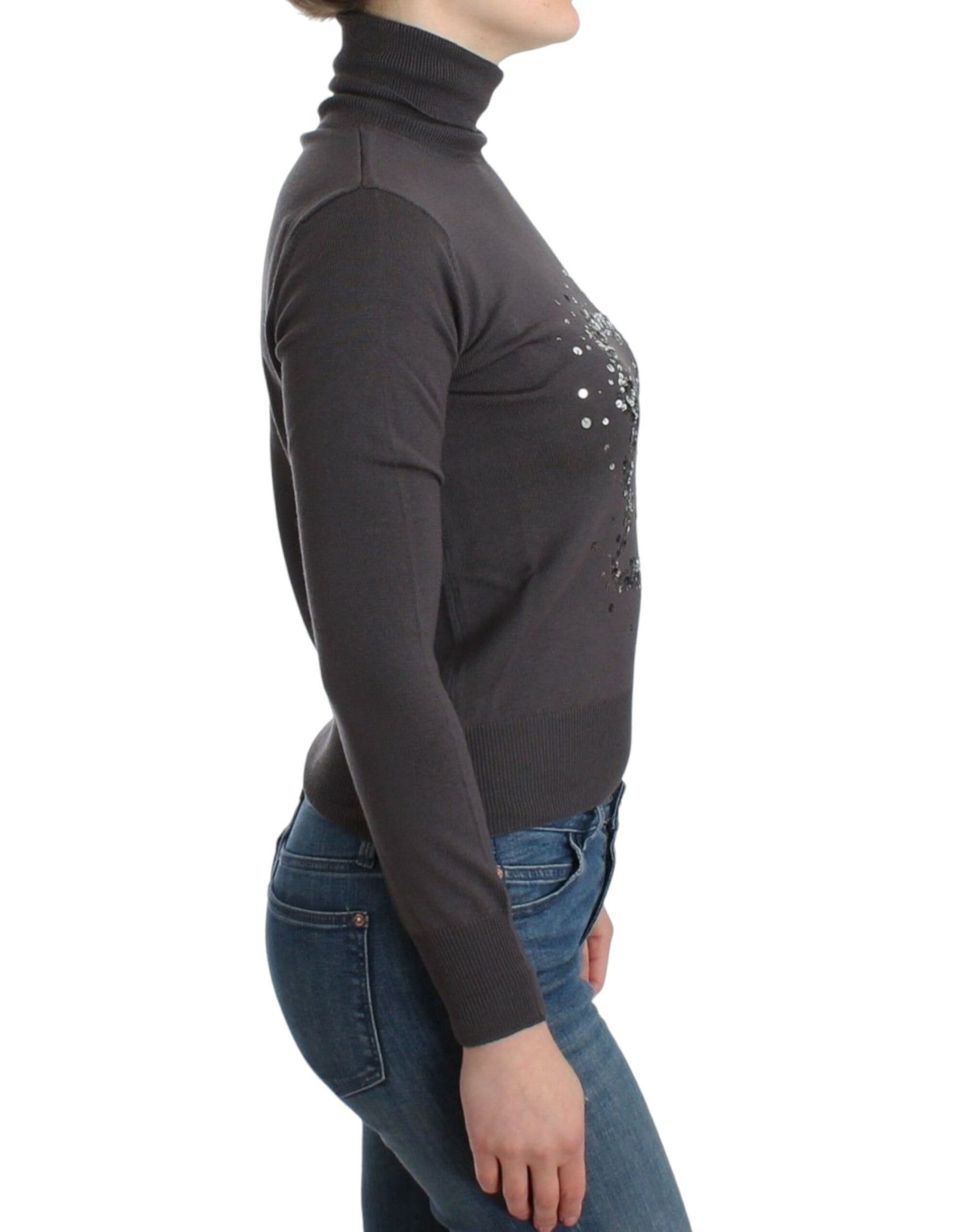 Eleganter Rollkragenpullover aus Schurwolle