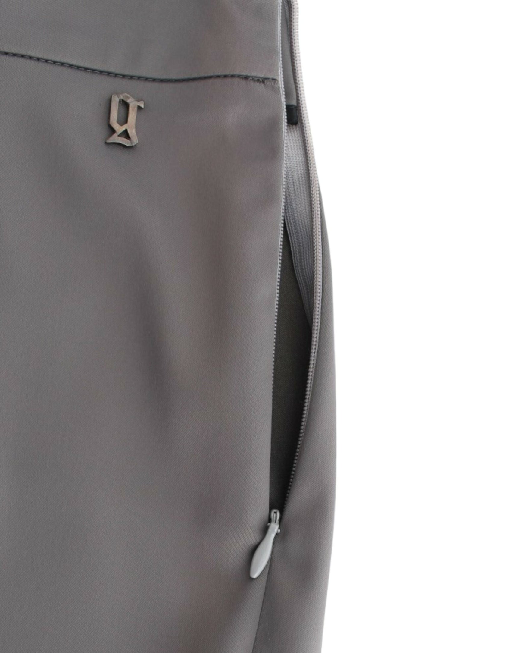 Schicke graue Slim-Fit Designerhose