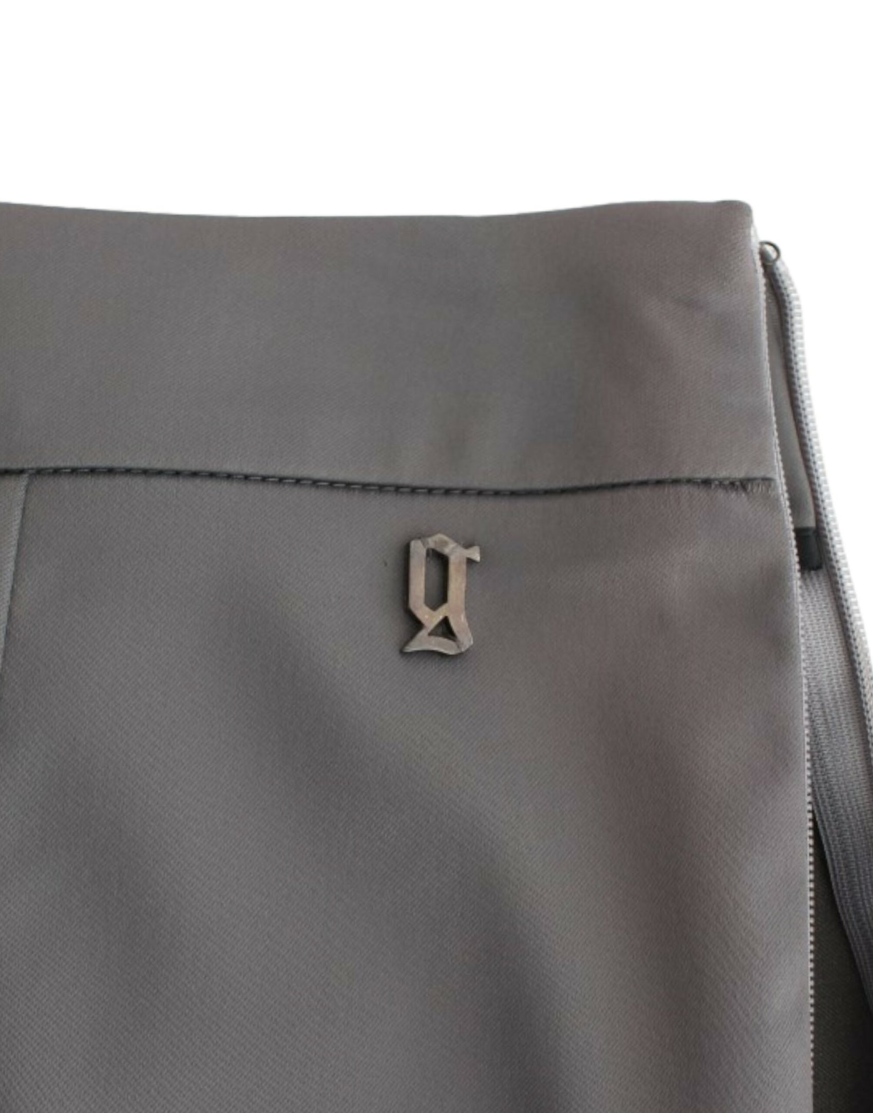 Schicke graue Slim-Fit Designerhose