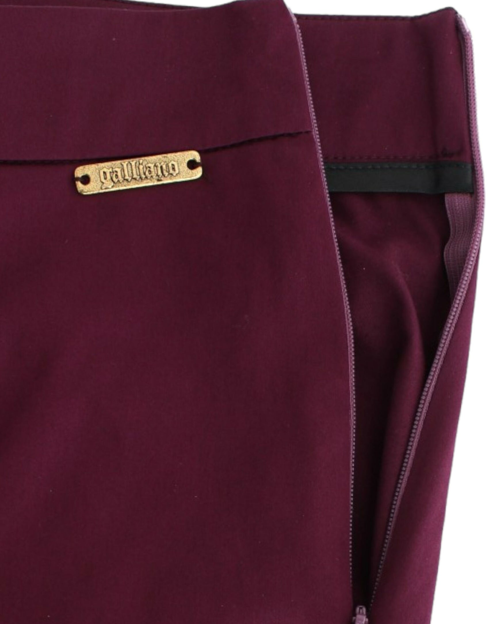 Elegante violette Slim-Hose