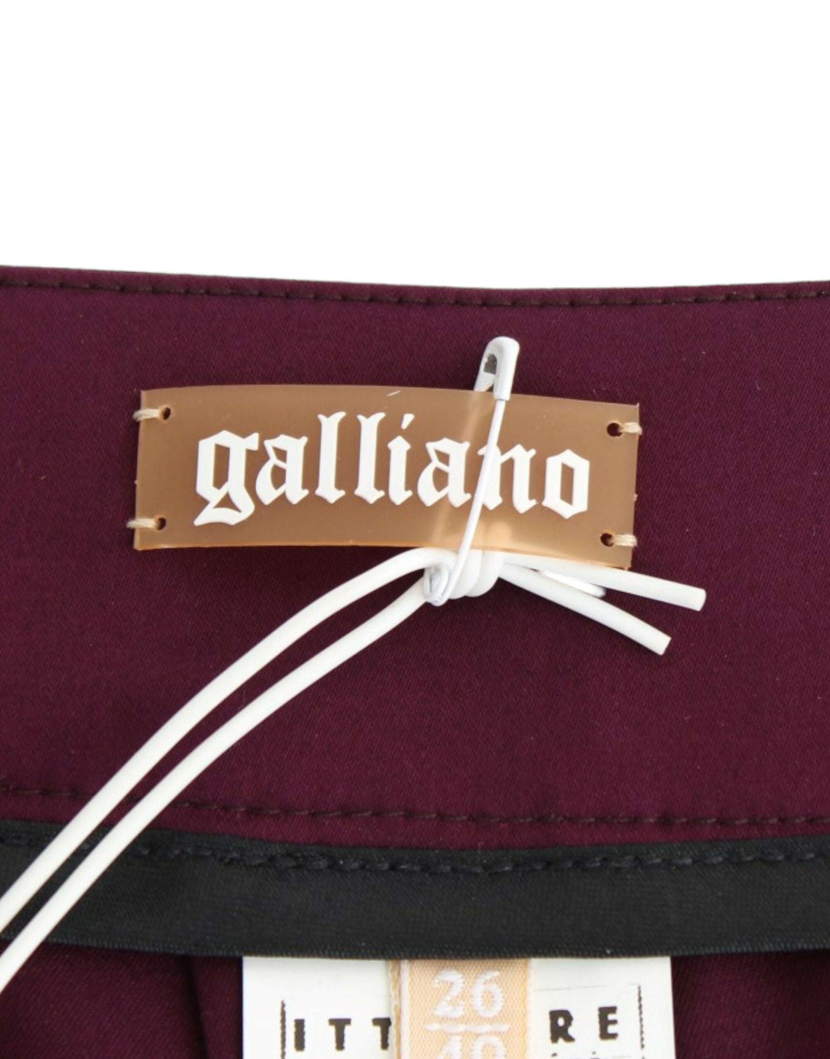 Elegante violette Slim-Hose