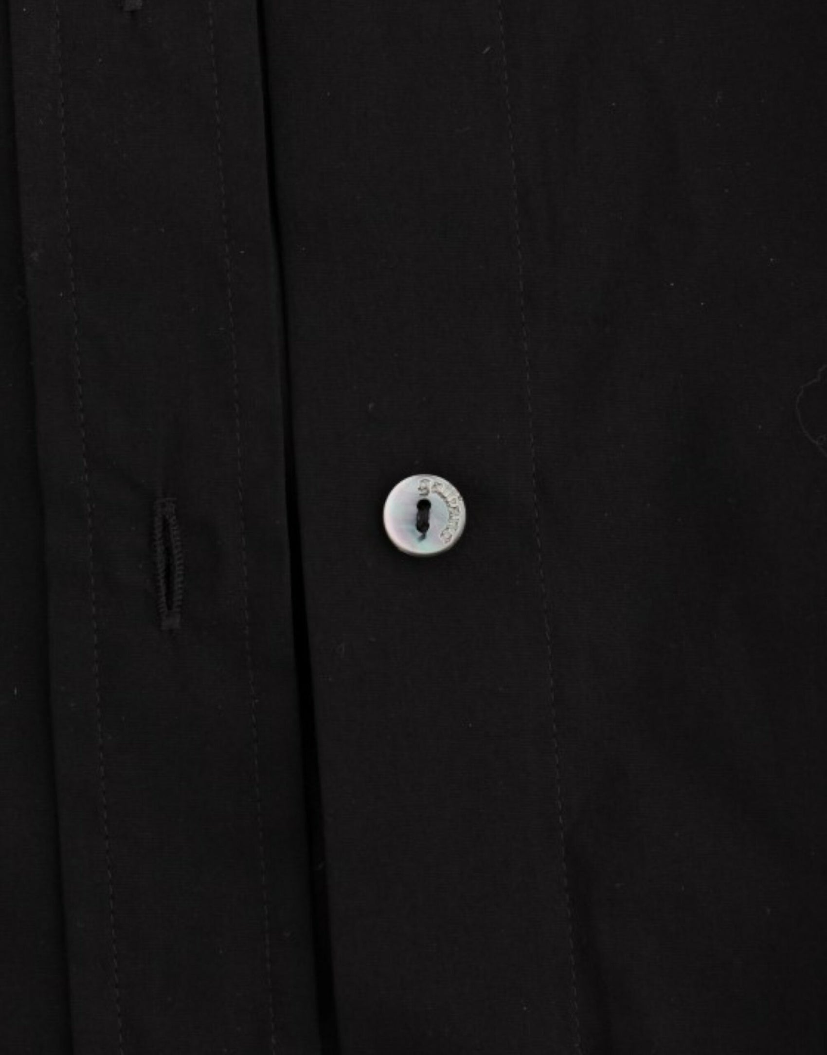 Elegante schwarze Kurzarmbluse aus Baumwollstretch