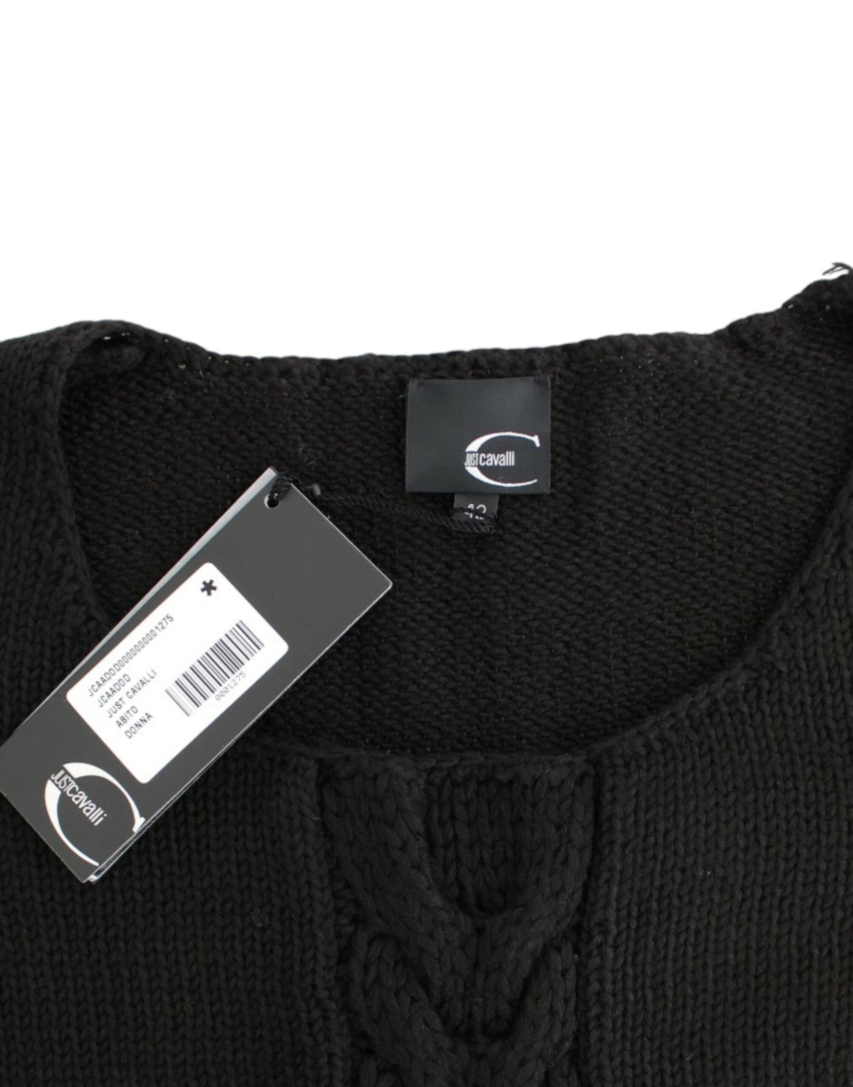 Maglione girocollo nero accattivante
