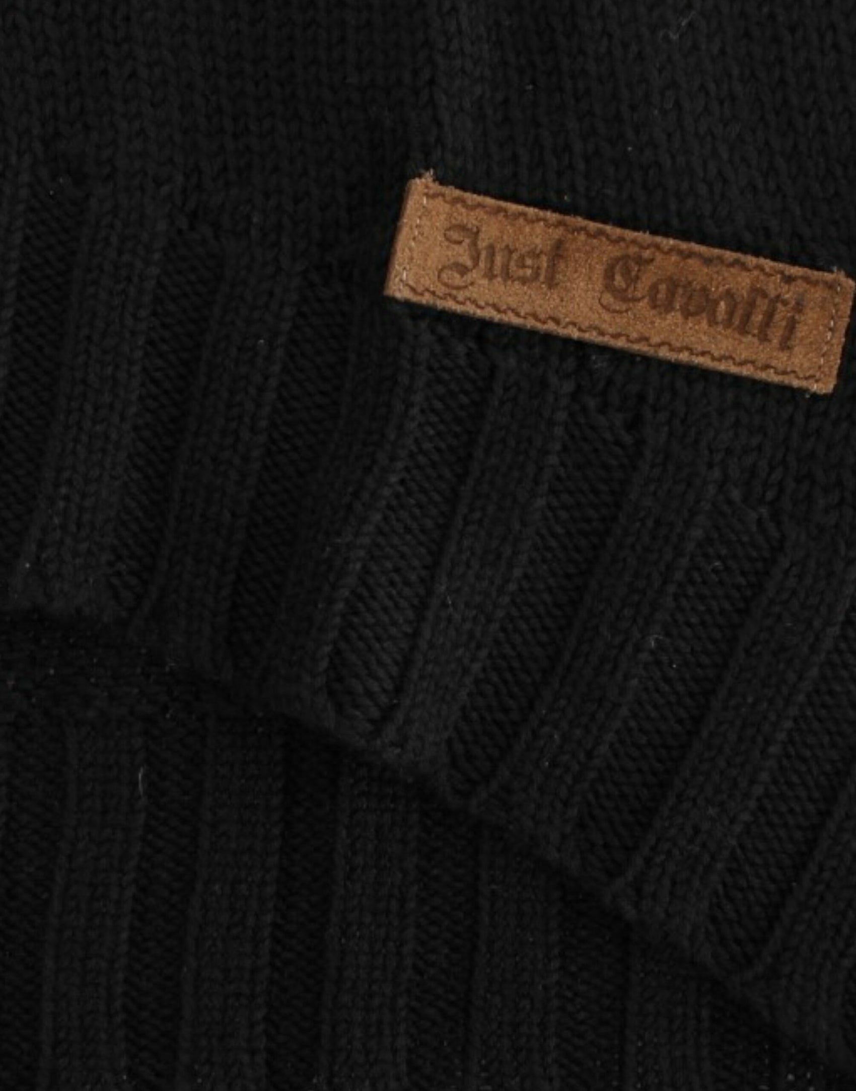 Maglione girocollo nero accattivante
